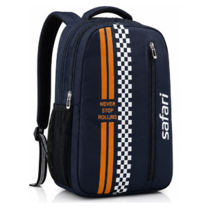 Safari Casual School & Travel Backpack – Navy Blue