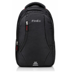 FinEx Premium Laptop, School & Travel Backpack – Black