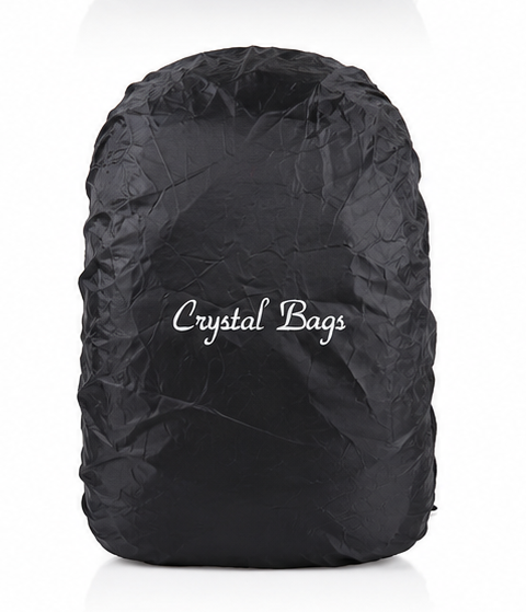 Crystal Bags Laptop & Travel Backpack – Black - Image 5