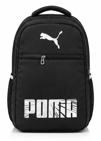 Puma Casual School or Laptop Backpack – Black - Image 4