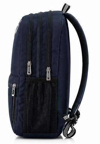 Safari Casual School & Travel Backpack – Navy Blue - Image 2