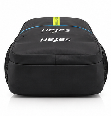 Safari CasualSchool & Laptop Backpack – Black - Image 5