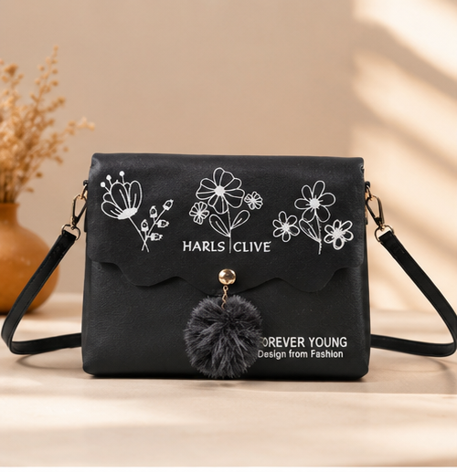 Women's Floral Print Sling Bag – Stylish Crossbody Handbag for Women