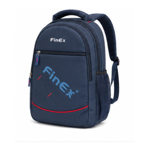 FinEx School Backpack | Laptop Backpack | Multi-Compartment Travel & College Bag | Lightweight Casual Backpack for Men, Women & Students | Navy Blue