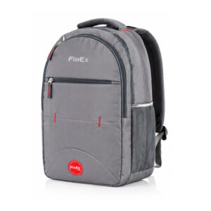 FinEx Laptop Backpack |School & College Bag , Multi-Compartment Travel Backpack | Grey