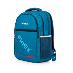 FinEx School & Laptop Backpack |  Travel Backpack  | Multi-Compartment College Bag | 15.6 Inch Laptop Backpack | Blue