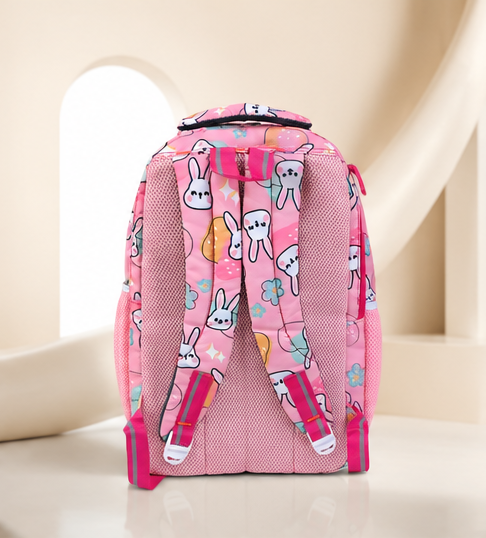 Kids School Backpack | Cute Cartoon School Bag | Multi-Compartment Backpack for Girls | Lightweight School, Travel & Daily Use | Multicolor - Image 3