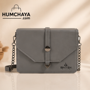 Women's Sling Bag | Foldover Flap Crossbody Handbag | Multi-Compartment Shoulder Purse | Adjustable Strap | Sage Green
