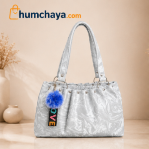 Women's Premium  Shoulder Handbag | Large Capacity Multi-Compartment Tote Bag | Stylish Office & Casual Shoulder Purse | Light Grey