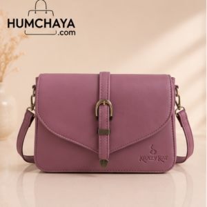 Women's Premium Crossbody Sling Bag |  Shoulder Bag | Multi-Compartment Messenger Bag | Adjustable Strap | Mauve Purple